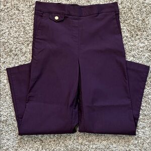 Counterparts Purple elastic waist Women's Trousers M